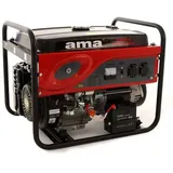 AMA QF6000E - Benzin-Stromerzeuger mit AVR-Regelung und Elektrostarter 6.5 kW - Dauerleistung 6 kW - 230V