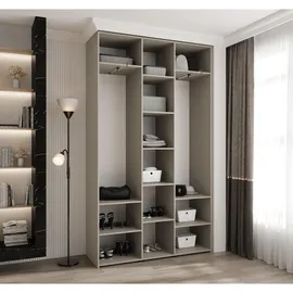 abiks möbel Drehtürenschrank COMO 140 x 245,5 x 40 cm Gold