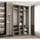 abiks möbel Drehtürenschrank COMO 140 x 245,5 x 40 cm Gold
