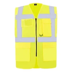 Comfort Warnweste „Hamburg“, Multifunktional, warn-gelb, Größe 3XL - warngelb - 3XL