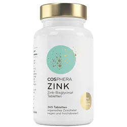 COSPHERA Zink Tabletten 365 Stück