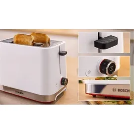 Bosch TAT4M221 Toaster MyMoment weiß/edelstahl