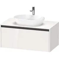 Duravit Ketho.2 Waschtischunterbau, 1000x459x550mm, K24886022220000, Farbe: Weiß Hochglanz Dekor