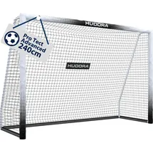 Hudora Fußballtor Weiß 240 x 160 x 85 cm