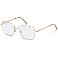 Rodenstock Quadratisch Metall Brillen in Rose Gold, Beige für