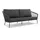 Musterring Ibiza Gartensofa dunkelgrau G969-100-140
