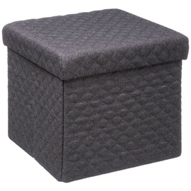5five simply smart Sitzhocker mit Stauraum in grau - Gr.: onesize