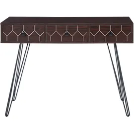Beliani MALSALA Konsolentisch 120x40x75 Dunkelbraun