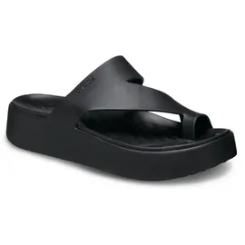 Crocs Getaway Platform Toe Loop Badesandalen Black 37-38