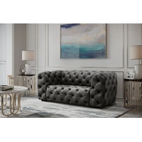 Fun Möbel Sofa Designersofa NATALIE 2-Sitzer in Stoff Riviera,