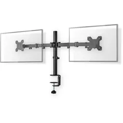 Nedis Schreibtisch Monitorhalterung - 2 Bildschirme 15 - 32 " | 75x75 / 100x100 | Vollbeweglich