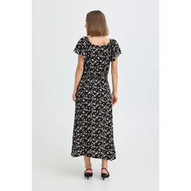 Oxmo Midikleid Schwarz/Orchid 40