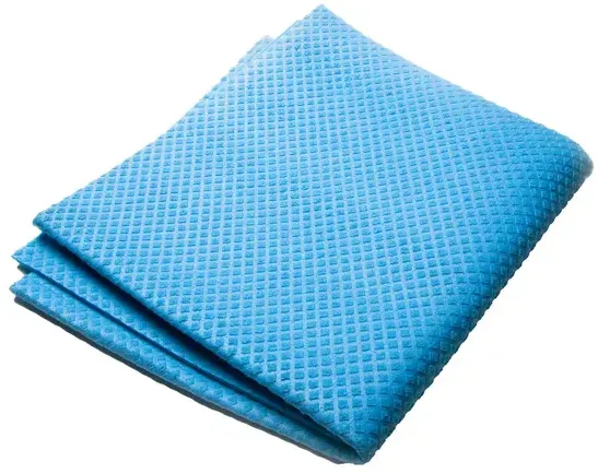 Schwammtuch, Abtropfunterlage Rezi feucht 62x100 cm blau als Abtropfunterlage und Schankauflage für Tresen geeignet