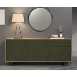 trendteam Sideboard Sentra Dekor Grün Dunkelgrün
