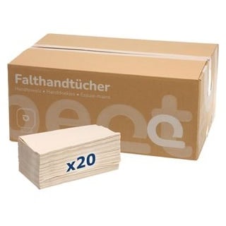 Böttcher-AG Papierhandtücher 1-lagig (2x5000 Stk.)