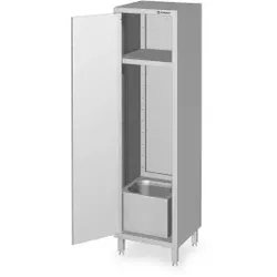 Stalgast Hochschrank mit Spülbecken für Reinigungsutensilien, verschweißt : 1000x500x2000 mm