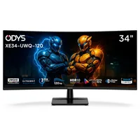 Odys XE34-UWQ-120 Gaming Monitor – 34 Zoll (86 cm)