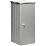 Biohort Terrassenschrank Julia 77,7 x 87 x 180,9 cm Silber-metallic