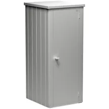 Biohort Terrassenschrank Julia 77,7 x 87 x 180,9 cm Silber-metallic