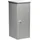 Biohort Terrassenschrank Julia 77,7 x 87 x 180,9 cm Silber-metallic