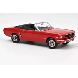 NOREV 182810 1:18 Ford Mustang Convertible 1966 - Red