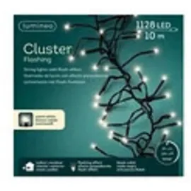 Kaemingk LED Lichterkette Weihnachtsbeleuchtung außen innen 10m 1128LED flash warmes weiß
