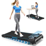 Walking Pad, FOUSAE 1-10 km/h Laufband für Zuhause mit 9% Steigung, 2.5HP Walking Machine mit LED-Anzeige, Fernbedienung, 12 Programes, Doppelter Stoßdämpfung Bis 150kg Belastba