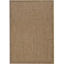 KADIMA DESIGN Küchenteppich Uni Robust Waschbar Strapazierfähig Terrasse Garten Braun 240x340 cm OEKO-TEX Schadstoffgeprüft – ORIANA von Kadima Design