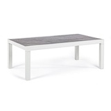 BIZZOTTO Couchtisch Kledi aus Aluminium, Weiß