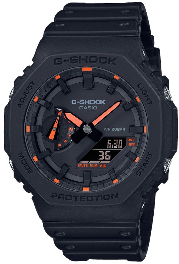 Casio G-Shock Uhr GA-2100-1A4ER Armbanduhr analog digital