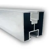 Aluprofil 40x40 Nut 8/10 | Länge: 1600 mm | Alu Solarprofil | Solarschiene | Photovoltaik | Montageschiene | Systemprofil | Solaranlage | Montageprofil 40x40 mm PV | Aluminiumprofil |