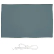 Relaxdays Sonnensegel rechteckig, BxT: 2 x 3 m, wasserabweisend, UV-beständig, mit Spannseilen, Terrasse, Balkon, grau