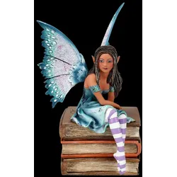 Figuren Shop GmbH Fantasy-Figur Elfen Figur auf Büchern - Book Fairy by Amy Brown - Fantasy Dekofigur