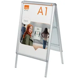 Anschlagbrett Nobo Aluminium Polypropylen