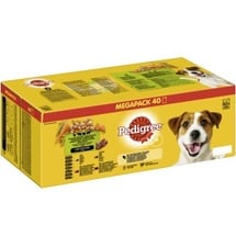 Pedigree Portionsbeutel Megapack mit 4 Varietäten in Sauce 40 x 100 g