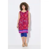 Ulla Popken Minikleid A-Linie Paisley Lila 46/48