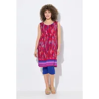 Ulla Popken Minikleid A-Linie Paisley Lila 46/48