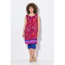 Ulla Popken Minikleid A-Linie Paisley Lila 46/48