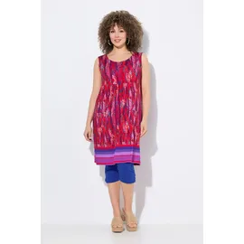 Ulla Popken Minikleid A-Linie Paisley Lila 46/48
