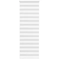 VidaXL Rollo Zebrarollo Weiß 90x200 cm Stoffbreite 85,9 cm