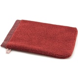 BASSETTI New Shades Waschhandschuh aus 100% Baumwolle in der Farbe Terrakotta R1, Maße: 16x12 cm