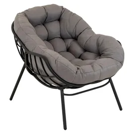 Lesli-Living Lesli Living Relaxsessel Cozy Stone 70 x 80 x 90 cm anthrazit/light-grey