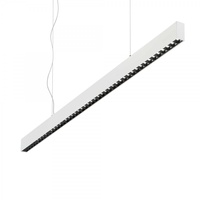 Ideal Lux LED Pendelleuchte OFFICE, 30W, 4000K, 3100lm, IP20, höhenverstellbar, weiß