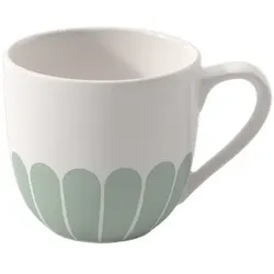 Espressotasse FLEUR vert - weiß