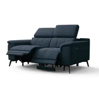 RELAXSOFA FIERO 2-Sitzer mit 2 Relaxfunktionen, dunkelblau