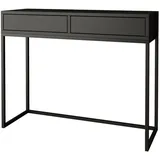 beautysofa LANGO Konsolentisch 100 x 80 x 35 cm Schwarz