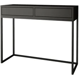 beautysofa LANGO Konsolentisch 100 x 80 x 35 cm Schwarz