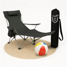 Coemo Campingstuhl Schwarz