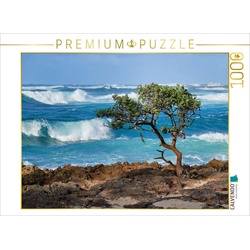 CALVENDO Puzzle CALVENDO Puzzle Wellen am Strand von North Shore auf der Insel Oahu auf Hawaii 1000 Teile Lege-Größe 64 x 48 cm Foto-Puzzle Bild von Sandra Schänzer, 1000 Puzzleteile