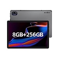 kinstone Gaming Tablet Tablet 10 Zoll Android 12 MTK 8183 Octa-Core CPU,Tablet Kinder 8GB RAM 256GB ROM,WLAN Tablet(2.4G+5G), Tablet PC IPS 1920x1200 FHD Display,5MP+13MP Kamera,6000mAh,BT 5.0